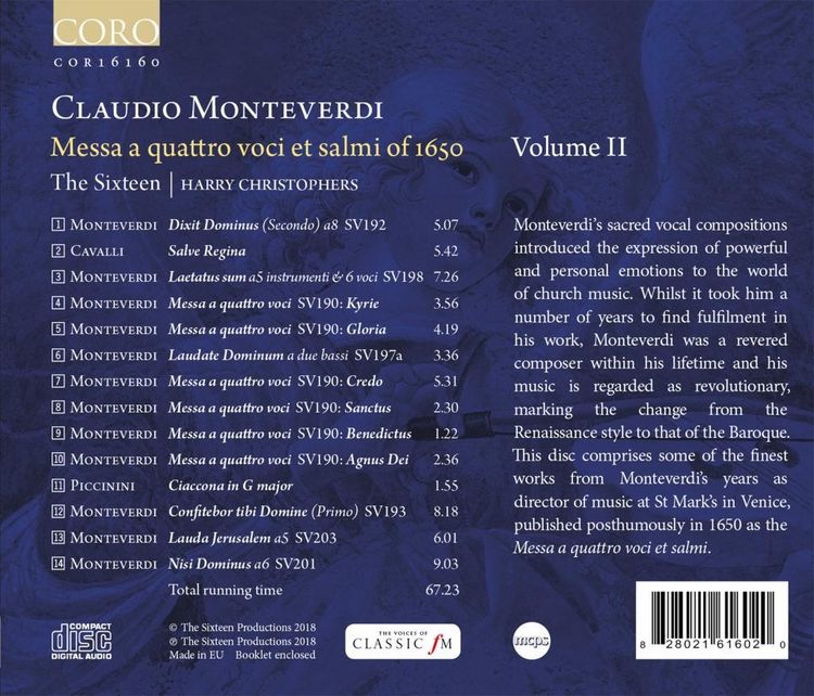 Produktbild: Messa a quattro voci et salmi (1650)