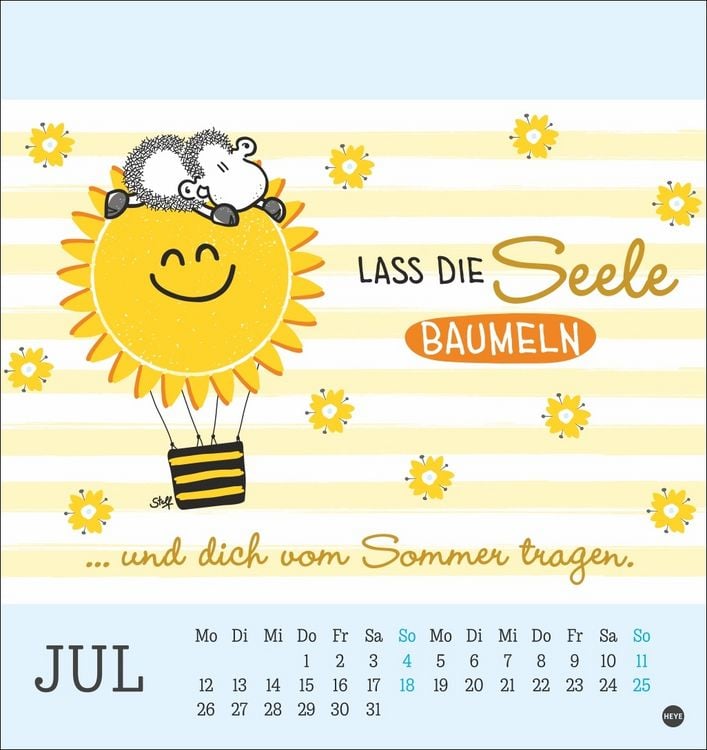 Produktbild: sheepworld Postkartenkalender 2027