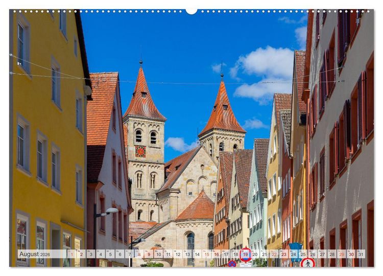 Produktbild: Ellwangen Impressionen (hochwertiger Premium Wandkalender 2026 DIN A2 quer), Kunstdruck in Hochglanz