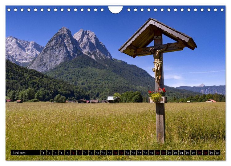 Produktbild: Werdenfelser Land (Wandkalender 2026 DIN A4 quer), CALVENDO Monatskalender