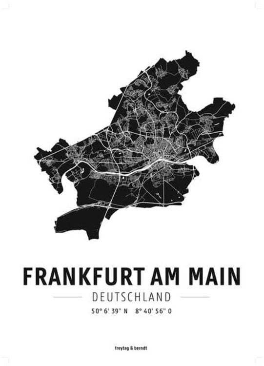 Bild vom Artikel Frankfurt am Main, Designposter, Hochglanz-Fotopapier vom Autor Freytag-Berndt und Artaria KG