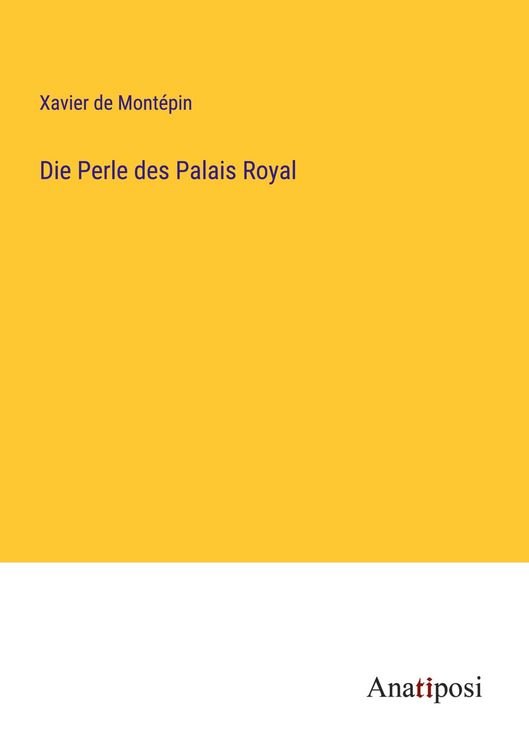 Produktbild: Die Perle des Palais Royal