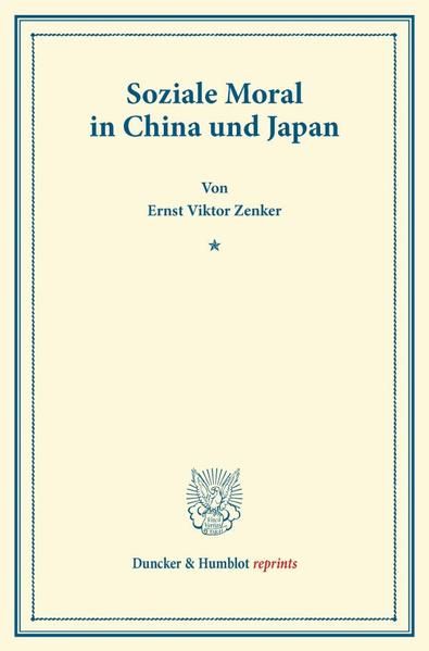 Produktbild: Soziale Moral in China und Japan.