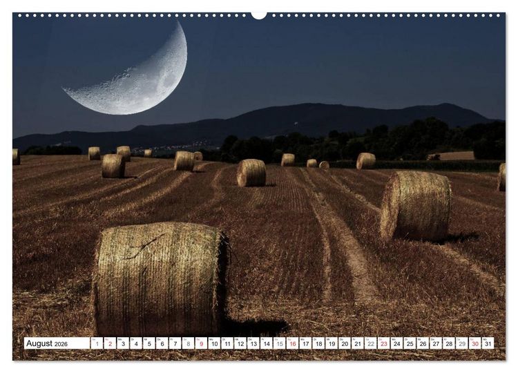 Produktbild: Tr&auml;ume im Mondlicht (hochwertiger Premium Wandkalender 2026 DIN A2 quer), Kunstdruck in Hochglanz