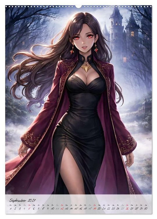 Produktbild: Vampire Couture (hochwertiger Premium Wandkalender 2027 DIN A2 hoch), Kunstdruck in Hochglanz