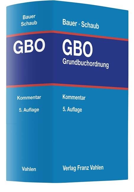 Produktbild: Grundbuchordnung. GBO