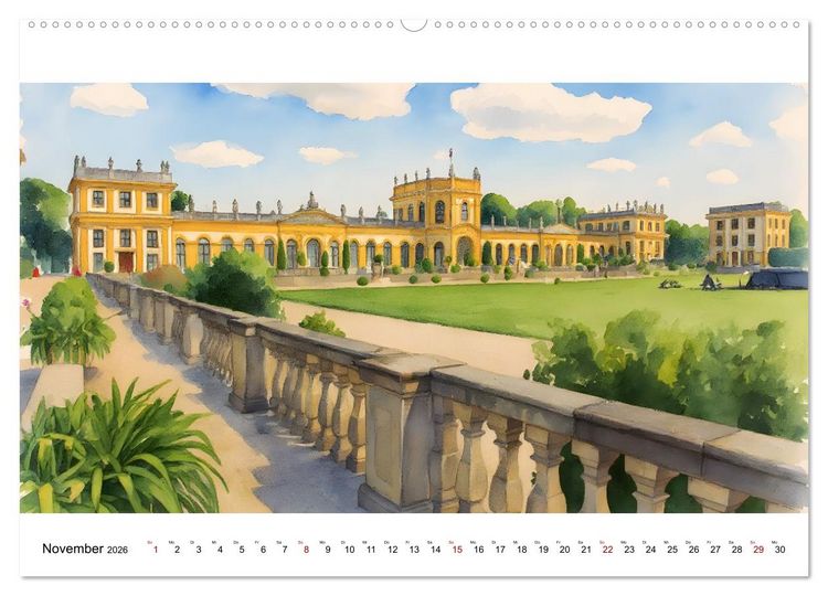 Produktbild: DOCUMENTA-Stadt Kassel (Wandkalender 2026 DIN A2 quer), CALVENDO Monatskalender