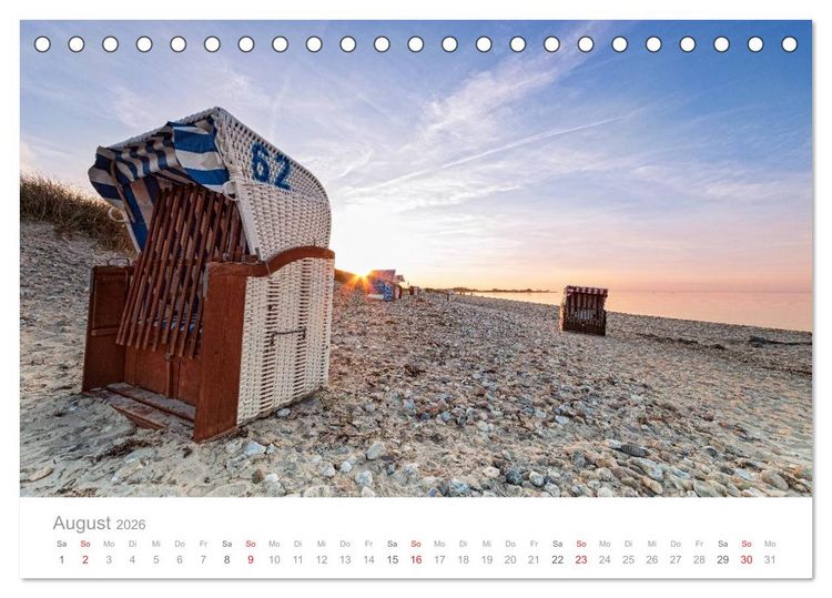 Produktbild: Lichtreise durch Schleswig-Holstein (Tischkalender 2026 DIN A5 quer), CALVENDO Monatskalender