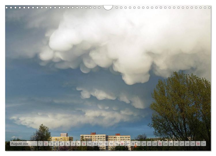 Produktbild: Sonne, Mond und Wolken (Wandkalender 2026 DIN A3 quer), CALVENDO Monatskalender