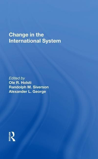 Produktbild: Holsti, O: Change In The International System
