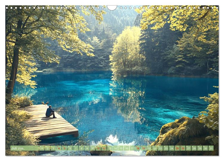 Produktbild: Wandergl&uuml;ck - Momente der Freiheit in der Natur (Wandkalender 2026 DIN A3 quer), CALVENDO Monatskalender