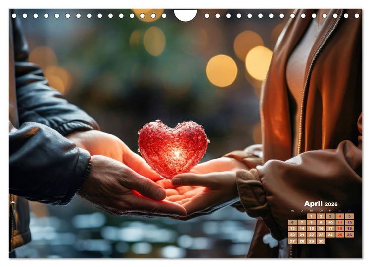 Produktbild: Sehnsucht Herzlichkeit (Wandkalender 2026 DIN A4 quer), CALVENDO Monatskalender
