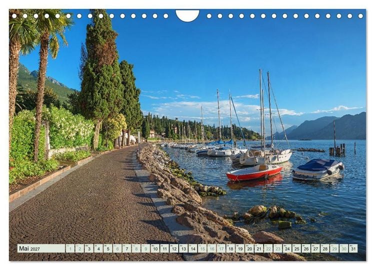 Produktbild: Gardasee - Perle Italiens (Wandkalender 2027 DIN A4 quer), CALVENDO Monatskalender