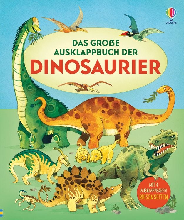 Produktbild: Das gro&szlig;e Ausklappbuch der Dinosaurier