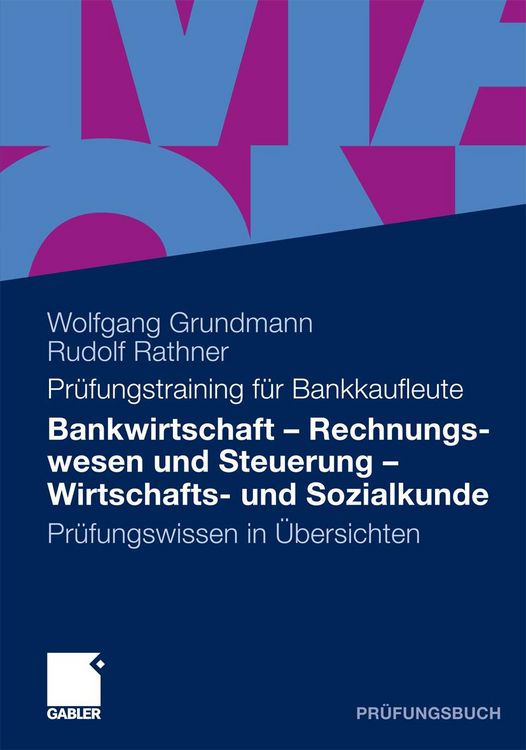 Produktbild: Bankwirtschaft, Rechnungswesen und Steuerung, Wirtschafts- und Sozialkunde