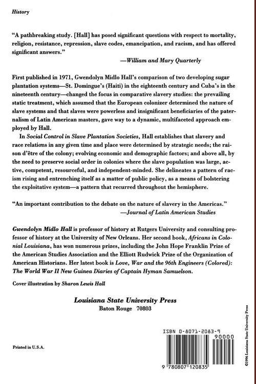 Produktbild: Social Control in Slave Plantation Societies