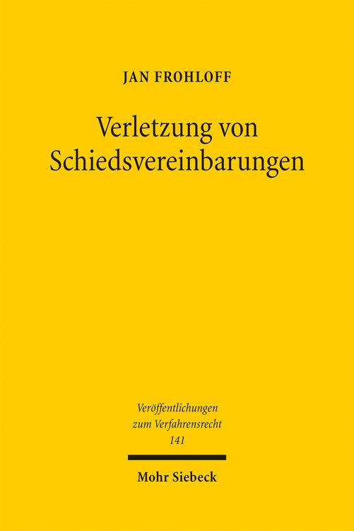 Produktbild: Verletzung von Schiedsvereinbarungen