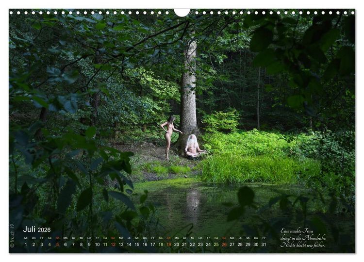 Produktbild: HAIKU AM TEICH (Wandkalender 2026 DIN A3 quer), CALVENDO Monatskalender