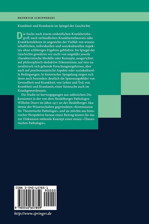 Produktbild: Krankheit und Kranksein im Spiegel der Geschichte