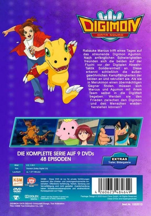 Produktbild: Digimon Data Squad - Gesamtedition (Episode 1-48) [9 DVDs]