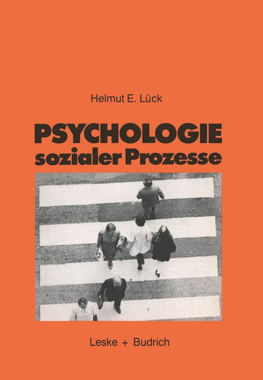 Produktbild: Psychologie sozialer Prozesse