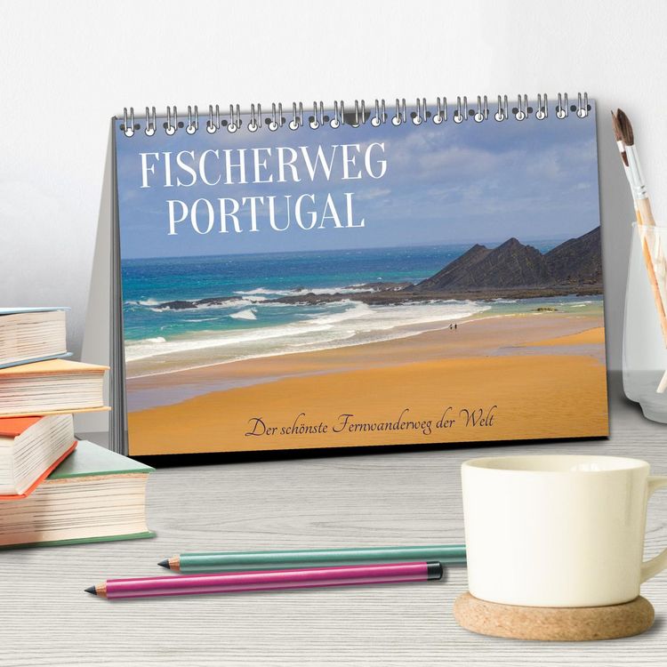 Produktbild: Fischerweg Portugal (Tischkalender 2026 DIN A5 quer), CALVENDO Monatskalender