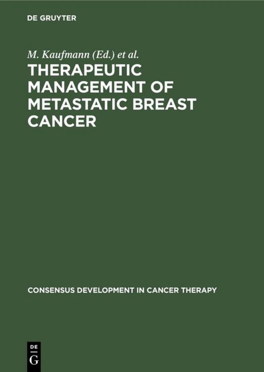 Produktbild: Therapeutic Management of Metastatic Breast Cancer