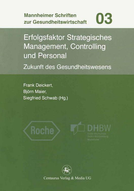 Produktbild: Erfolgsfaktor Strategisches Management, Controlling und Personal