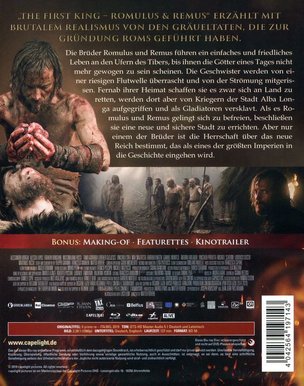 Produktbild: The First King - Romulus & Remus - SteelBook