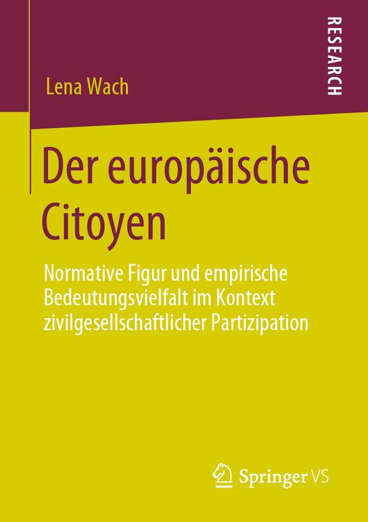 Produktbild: Der europ&auml;ische Citoyen
