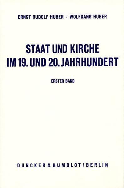 Produktbild: Staat und Kirche im 19. und 20. Jahrhundert.