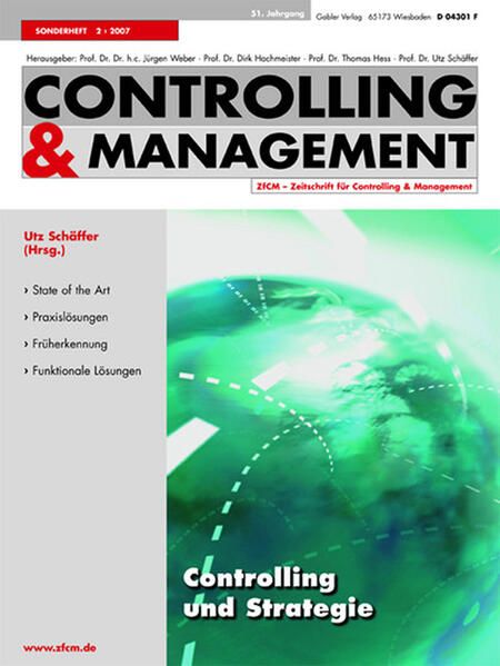 Produktbild: Controlling und Strategie