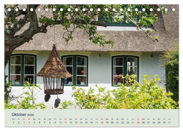 Produktbild: Fan&oslash; - Himmel, Hav og mere (Tischkalender 2026 DIN A5 quer), CALVENDO Monatskalender