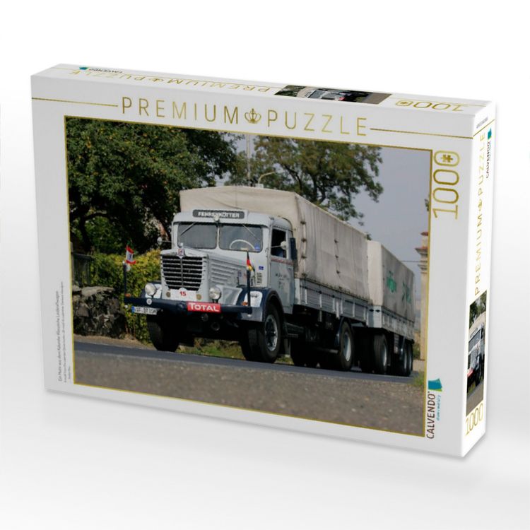 Produktbild: CALVENDO Puzzle Ein Motiv aus dem Kalender Klassische Lastkraftwagen | 1000 Teile Lege-Gr&ouml;&szlig;e 64x48cm Foto-Puzzle f&uuml;r gl&uuml;ckliche Stunden
