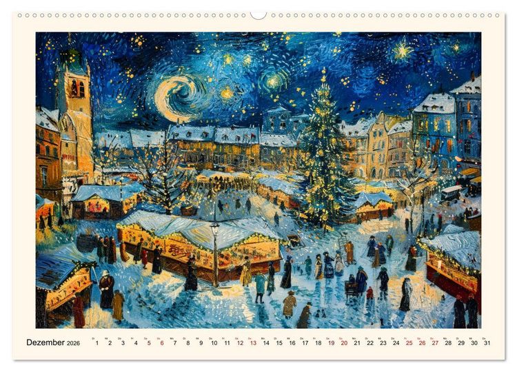 Produktbild: Vincents Jahr (Wandkalender 2026 DIN A2 quer), CALVENDO Monatskalender