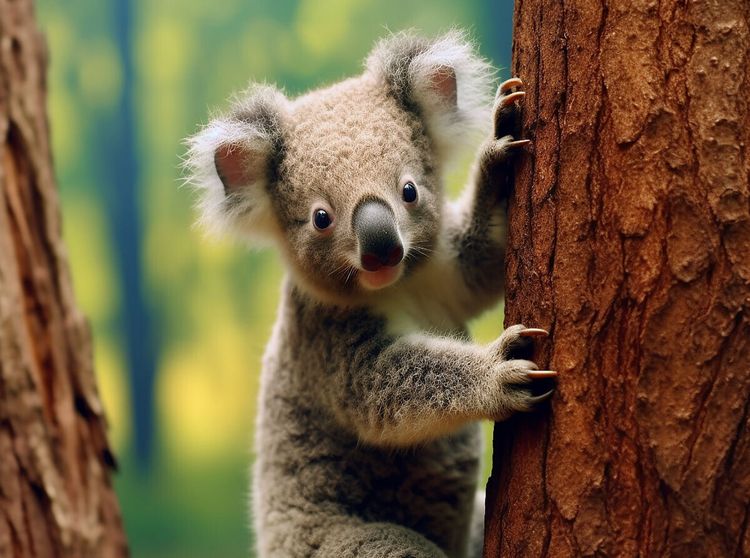 Produktbild: CALVENDO Puzzle Koala an einem Baum | 2000 Teile Lege-Gr&ouml;&szlig;e 90x67cm Foto-Puzzle f&uuml;r gl&uuml;ckliche Stunden