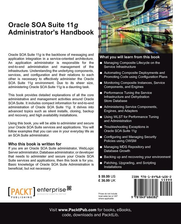Produktbild: Oracle Soa Suite 11g Administrator's Handbook