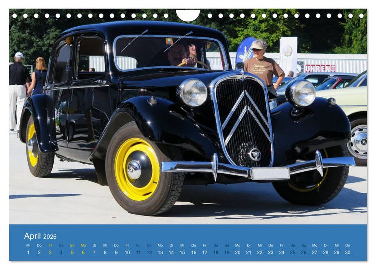 Produktbild: Citroen Traction Avant (Wandkalender 2026 DIN A4 quer), CALVENDO Monatskalender