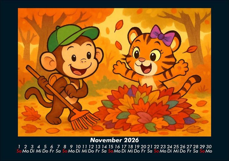 Produktbild: Milo & Tina - Ein Jahr voller Freundschaft 2026 Fotokalender DIN A5