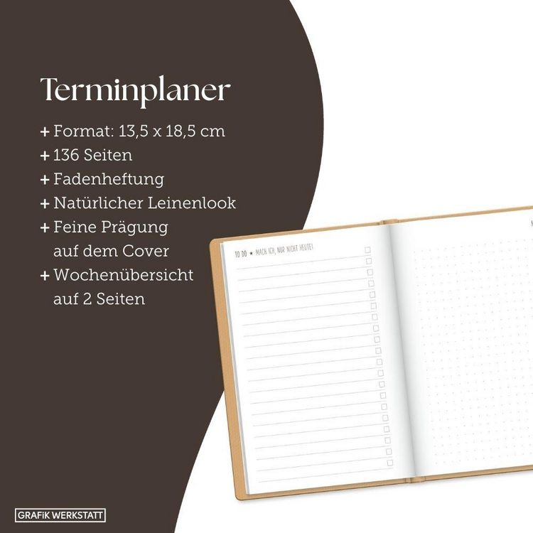 Produktbild: Terminplaner NatureArt 2027 Mond