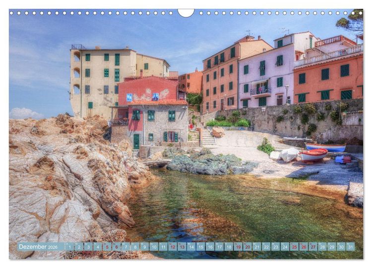 Produktbild: Trauminsel Elba: Mediterranes Paradies f&uuml;r Romantiker (Wandkalender 2026 DIN A3 quer), CALVENDO Monatskalender