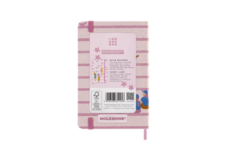 Produktbild: Moleskine Limited Edition Notebook Sakura, Pocket, Ruled, Couple, Hard Cover (5 x 8.25)