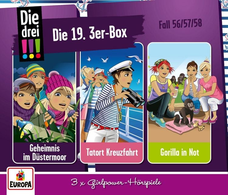Produktbild: Die drei !!! 3er Box. Box.19, 3 Audio-CD