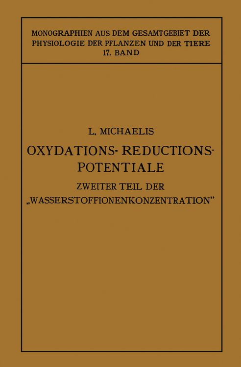Produktbild: Oxydations-Reductions-Potentiale