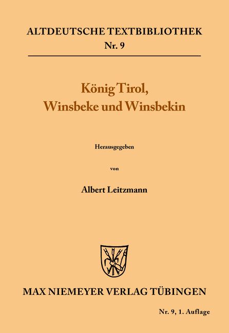 Produktbild: K&ouml;nig Tirol, Winsbeke und Winsbekin
