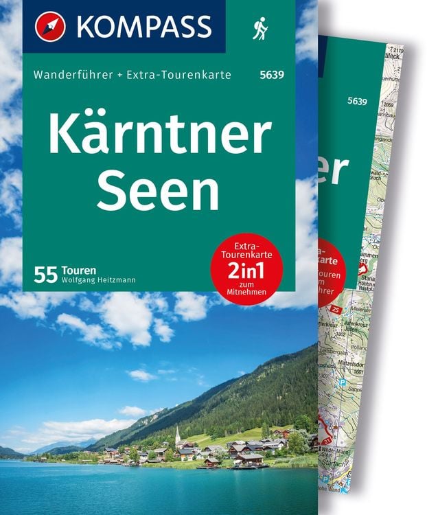 Bild vom Artikel KOMPASS Wanderführer Kärntner Seen, 55 Touren mit Extra-Tourenkarte vom Autor Wolfgang Heitzmann