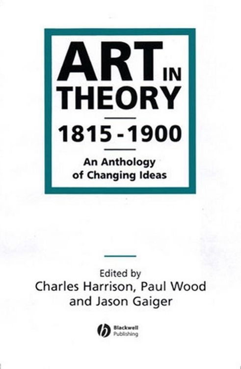 Produktbild: Art in Theory 1815-1900