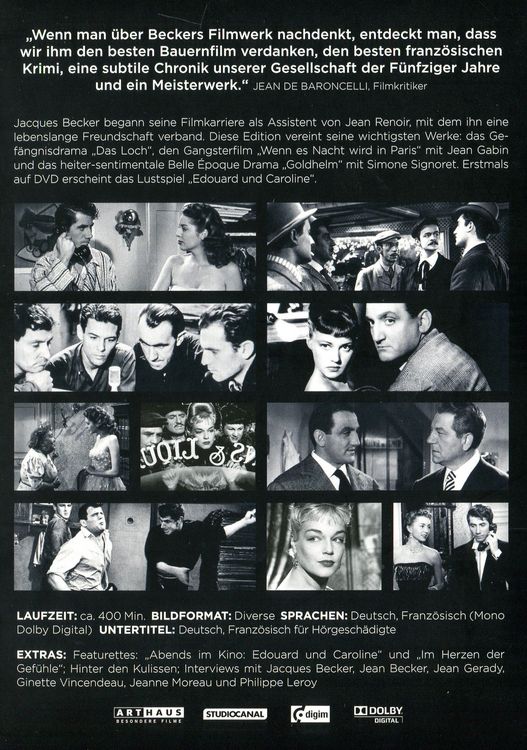 Produktbild: Jacques Becker Edition [4 DVDs]