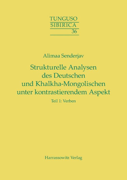Produktbild: Strukturelle Analysen des Deutschen und Khalkha-Mongolischen unter kontrastierendem Aspekt