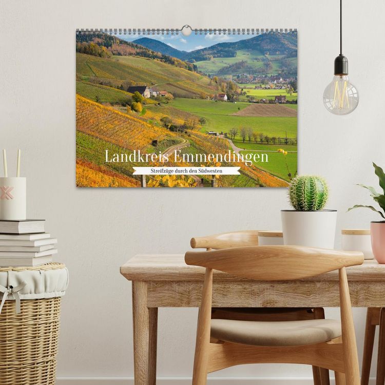 Produktbild: Landkreis Emmendingen - Streifz&uuml;ge durch den S&uuml;dwesten (Wandkalender 2026 DIN A3 quer), CALVENDO Monatskalender